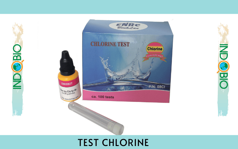 Bộ test thử nhanh clo trong nước nuôi trồng thủy hải sản 08cl
